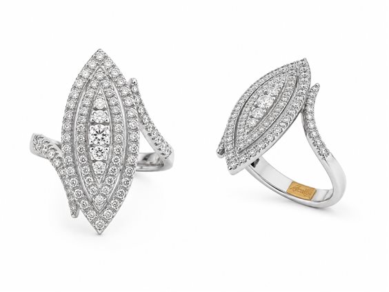 Ringe Recarlo Dame in Gold Diamante 0.70 Ct ZP 147/B - ZP 147/B